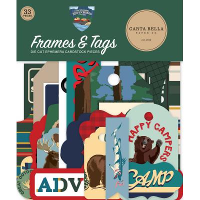 Carta Bella Outdoor Adventures Die Cuts - Frames & Tags